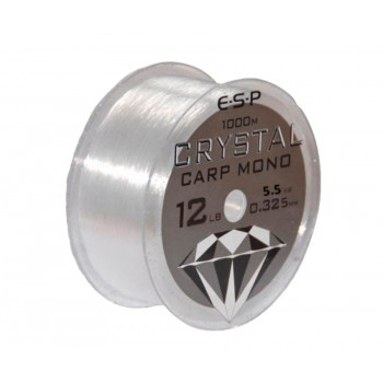Леска ESP Crystal Carp Mono 0.325mm 0.3-0.4mm 1000m