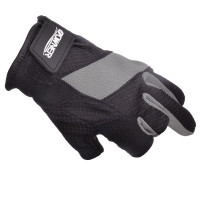 Перчатки Owner Fishing Glove открыты 3 пальца Green L