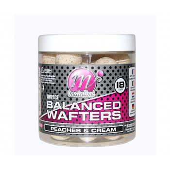 Бойлы Mainline High Impact Balanced Wafters Peaches and Cream 18mm