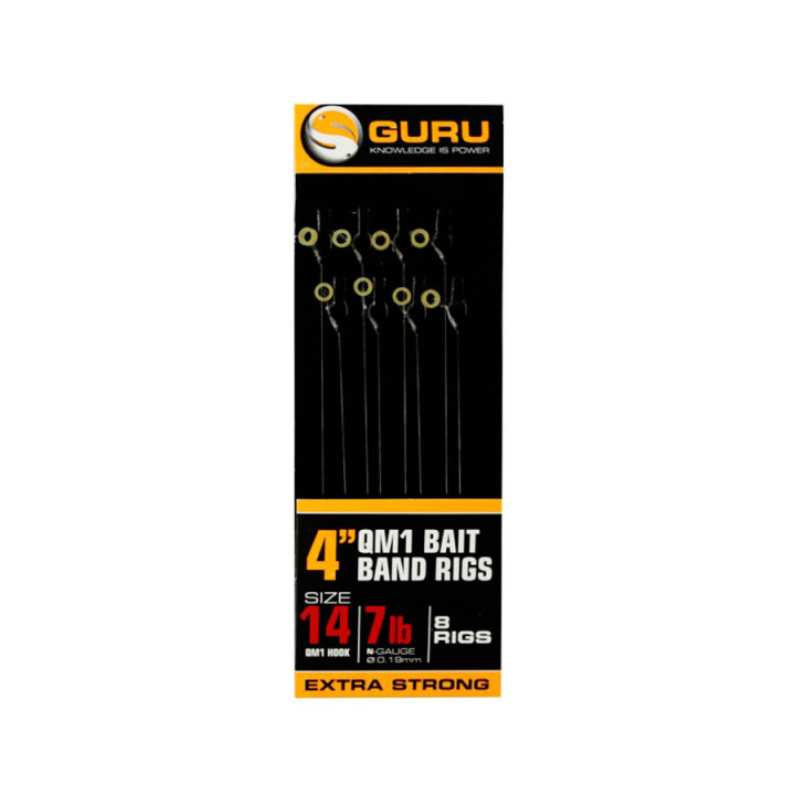 Готовые поводки Guru Bait Bands QM1 Ready Rig  10cm 10lb