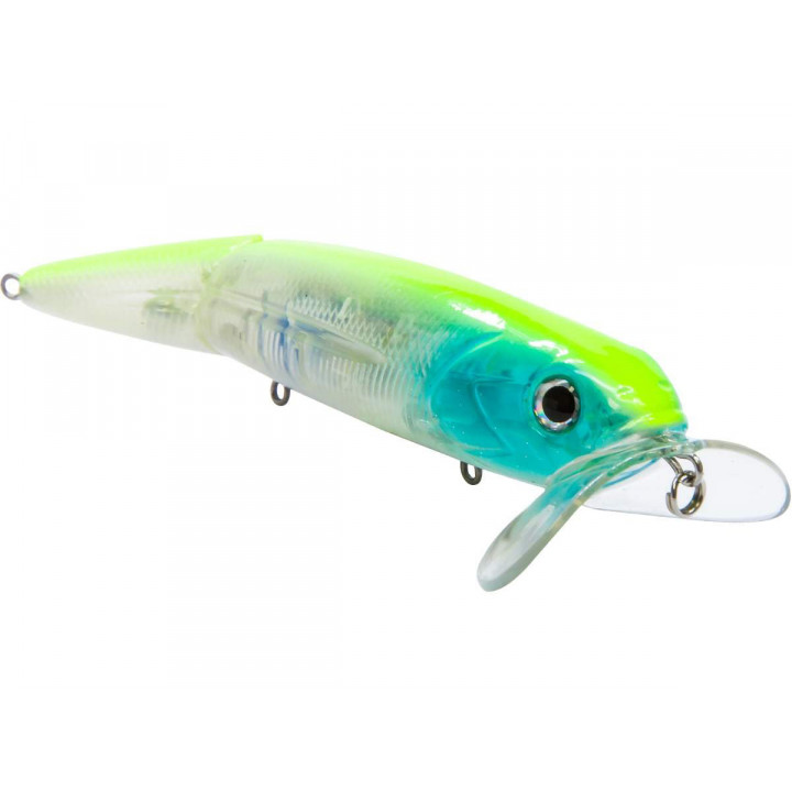 Воблер Livingston Lures Walking Boss I 24g Плавающий 29 Chartreuse blue Shiner 120mm