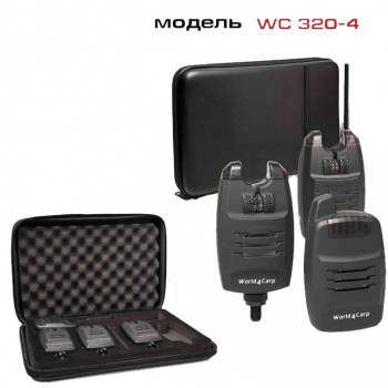 НАБОР СИГНАЛИЗАТОРОВ ПОКЛЕВКИ WORLD4CARP WC320 3+1