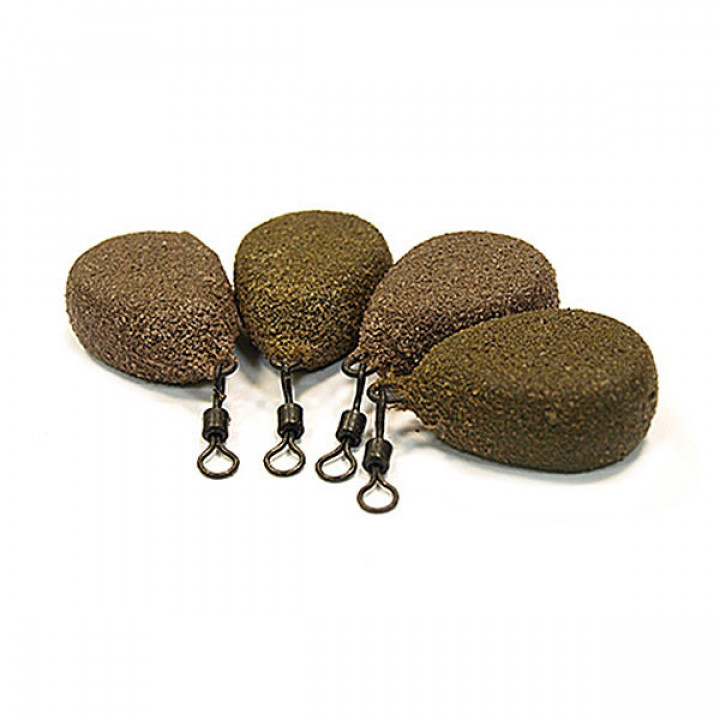 Грузило Korda Textured Flat Pear Swivel 70g