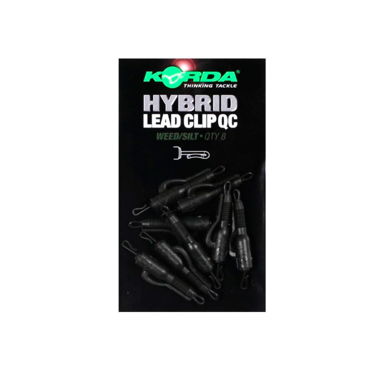 Клипса безопасная Korda QC Hybrid Lead Clip Weed-Silt