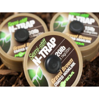 Поводковий матеріал KORDA N-TRAP SOFT 20m 20lb Gravel Brown
