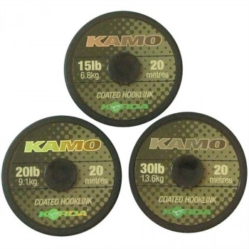 Повідковий матеріал KORDA Kamo coated Hooklink 20m 20lb