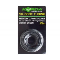 Силіконова трубка Korda Silicone Tube 1.50m 0.7х0.3mm Weedy Green