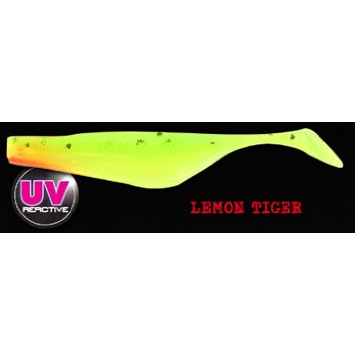 Віброхвіст Fox Rage Quiver Shad 6 шт 85mm Lemon Tgier