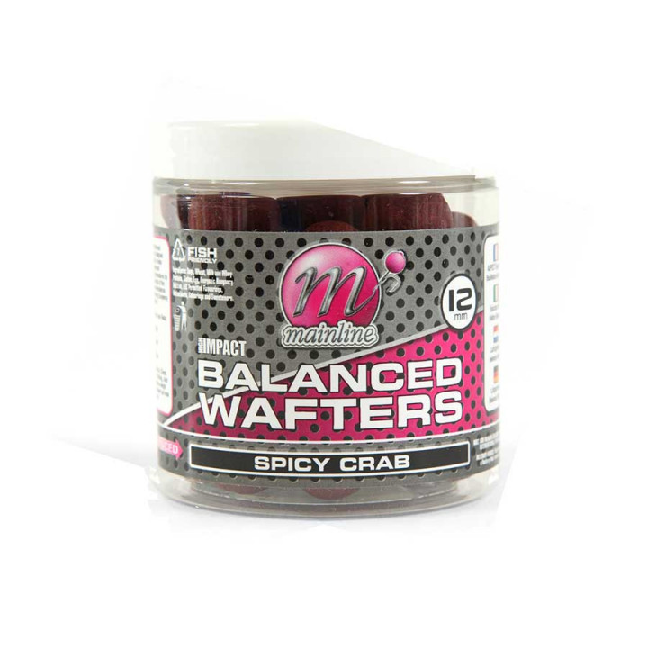 Бойли Mainline High Impact Balanced Wafters Spicy Crab 12mm