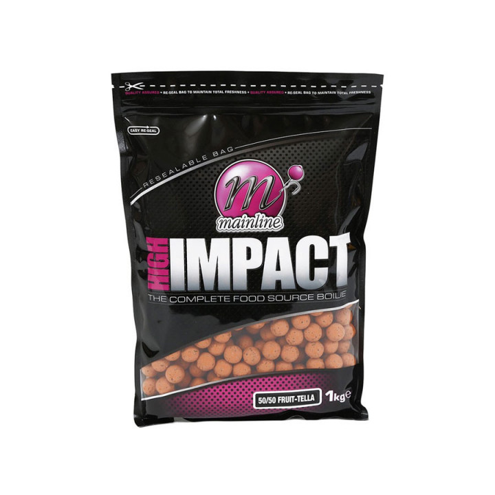 Бойли Mainline High Impact Boilies 50/50 Fruit Tella 20mm