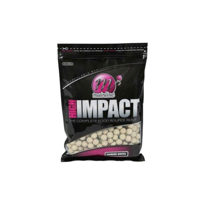 Бойлы Mainline High Impact Boilies Diamond Whites 20mm