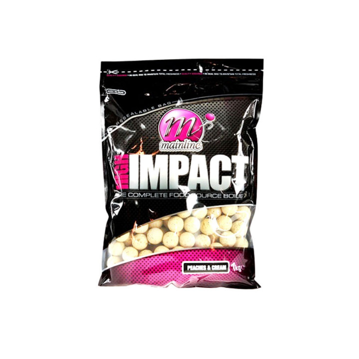 Бойли Mainline High Impact Boilies Peaches and Cream 20mm