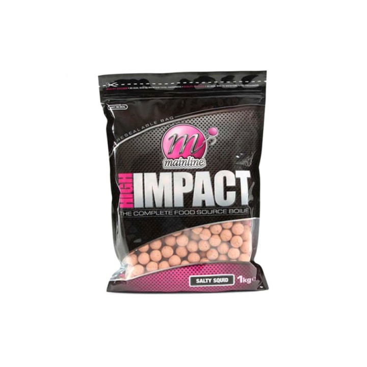 Бойлы Mainline High Impact Boilies Salty Squid 16mm