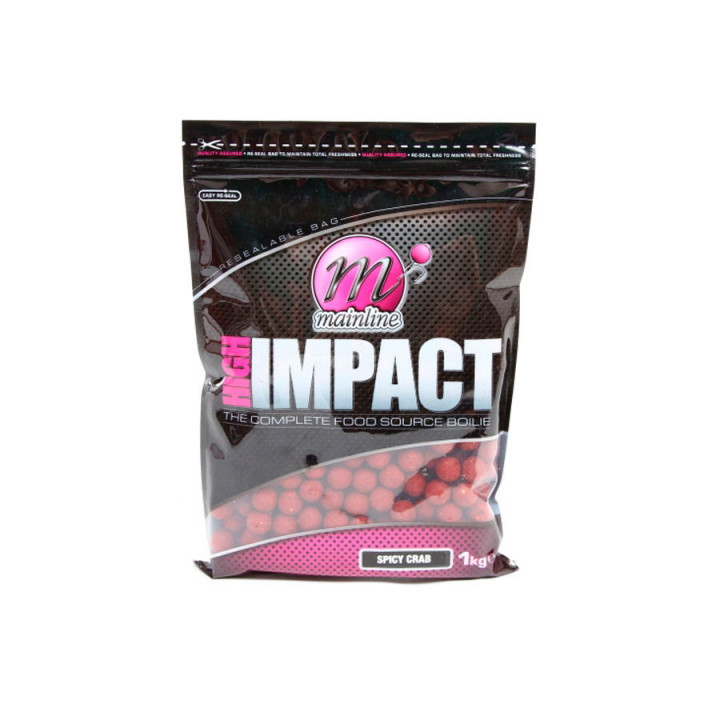 Бойли Mainline High Impact Boilies Spicy Crab 16mm