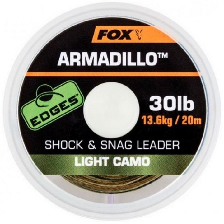 Повідковий матеріал Fox Armadillo 20m 20m 20lb Light Camo