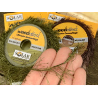 Поводковий матеріал Solar BRAIDED SPLICEABLE WEEDEFFECT 7m 20lb Green Weed