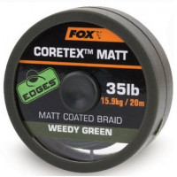 Поводковый материал Fox Matt Coretex 20m 20lb Weedy Green