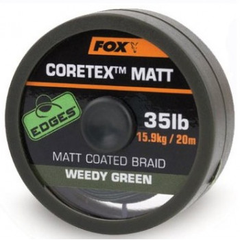 Поводковий матеріал Fox Matt Coretex 20m 20lb Weedy Green