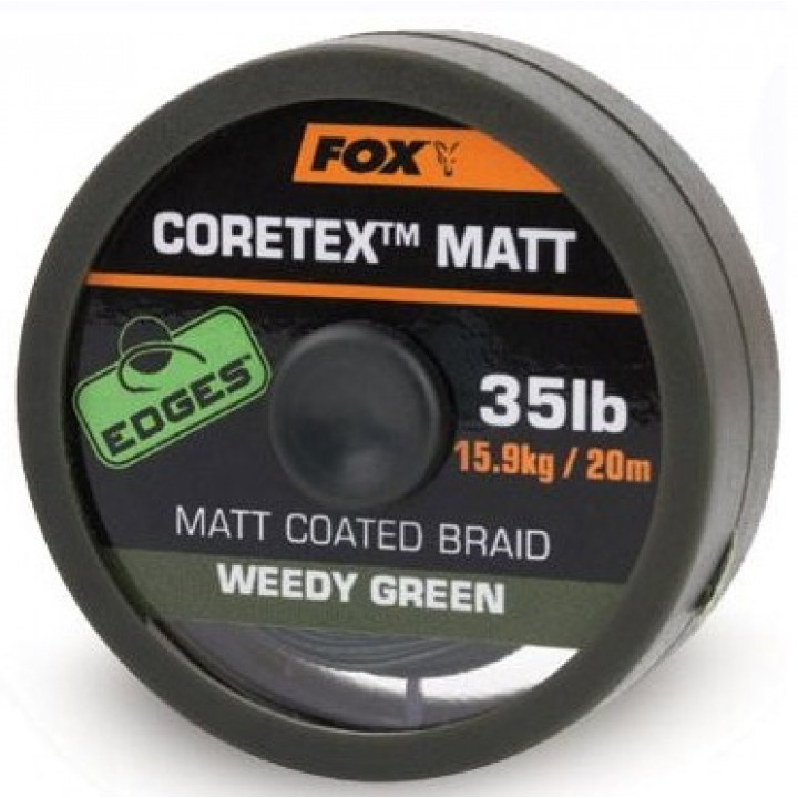 Поводковий матеріал Fox Matt Coretex 20m 20lb Weedy Green