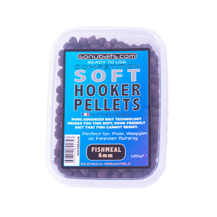 Пеллетс Sonubaits Soft Hooker Pellets Fishmeal 6mm
