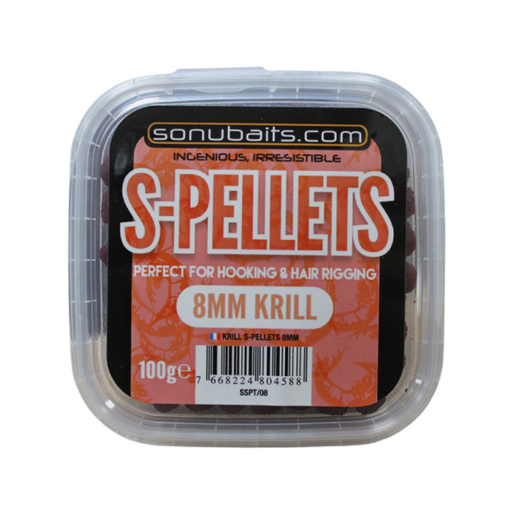 Пеллетс Sonubaits S-pellets Krill 8mm