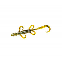 Мягкая приманка Yum Lizard 10cm 12шт. Green Pumpkin