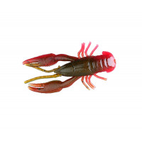 Рак Yum CrawBug 6.4cm 8шт. Green Pumpkin Texas Red