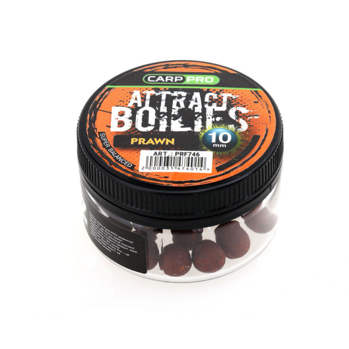 Бойлы Carp Pro Attract Boilies Prawn 10mm