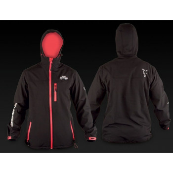 Fox Rage Hooded Black Soft Shell Jacket L