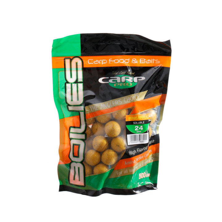 Бойли Soluble Carp Pro Pineapple 24mm