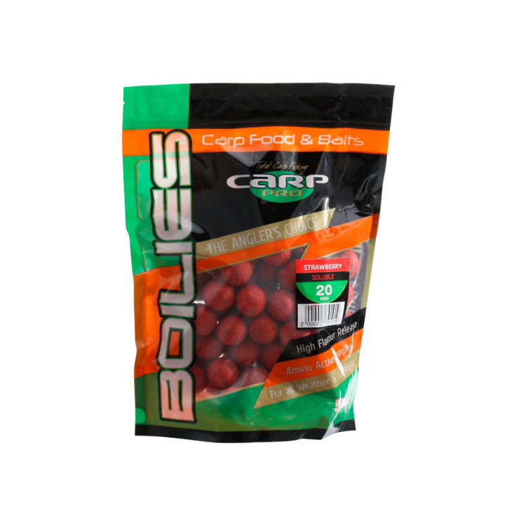 Бойли Soluble Carp Pro Strawberry 20mm