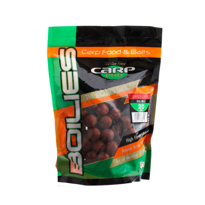 Бойли Soluble Carp Pro Sweet liver 20mm