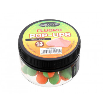 Бойли Carp Pro Two tone Fluro Pop-ups Sweet liver 12mm