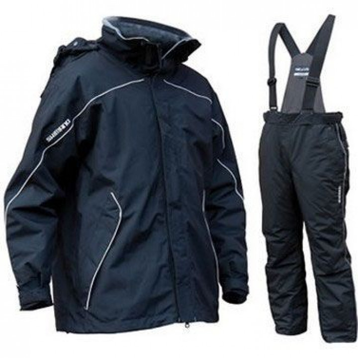 Shimano Dry Shield Winter Suit Black костюм зимний чёрный XL