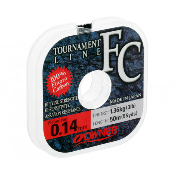 Леска Owner Tournament Line FC 0.14mm 50m