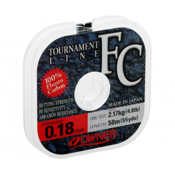 Леска Owner Tournament Line FC 0.18mm 50m