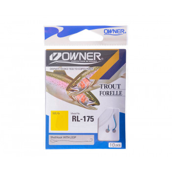 Гачки з повідцем Owner Trout RL-175 №4