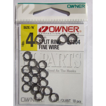Кольца заводные OWNER Split Ring Fine Wire №4
