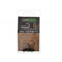 Крючки Carp Pro Black Nickel Wide Gape In-turned Eye №8