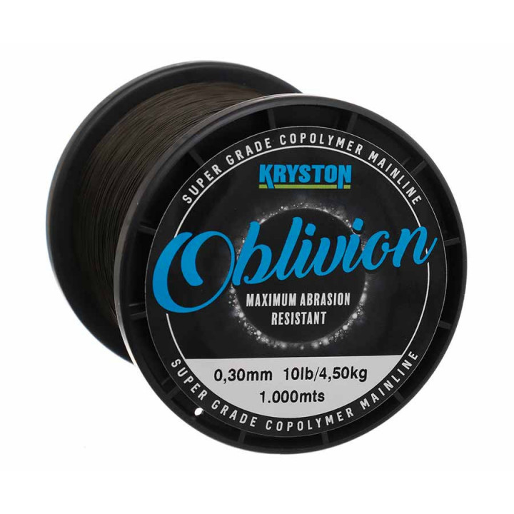 Леска Kryston Oblivion Super Grade Copolymer 0.30mm 1000m 10lb Тёмный камуфляж
