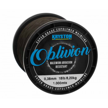 Леска Kryston Oblivion Super Grade Copolymer 0.38mm 1000m 18lb Тёмный камуфляж