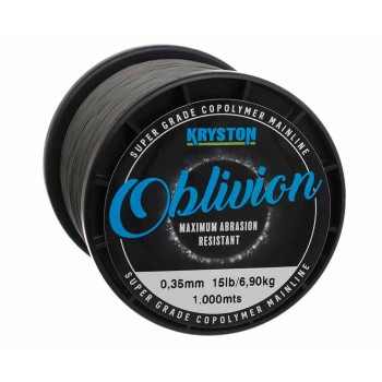 Леска Kryston Oblivion Super Grade Copolymer 0.35mm 1000m 15lb Тёмно-серый