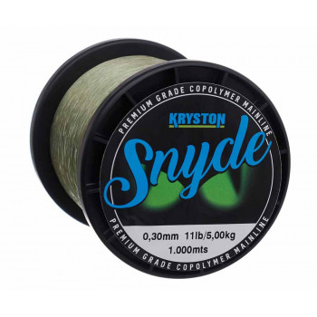 Леска Kryston Snyde Premium Grade Copolymer 1000м Green 0.30mm 1000m 11lb