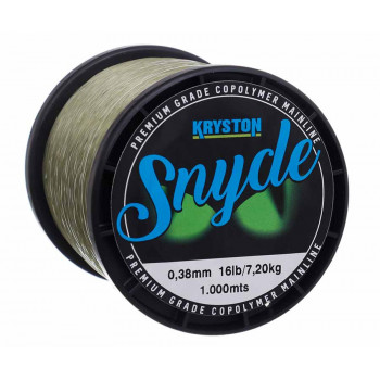 Лісочка Kryston Snyde Premium Grade Copolymer 1000м Green 0.38mm 1000m 16lb
