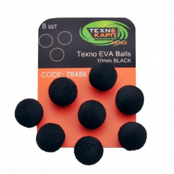 Бойли Технокарп Texno Eva Balls 8шт. 10mm Чорний