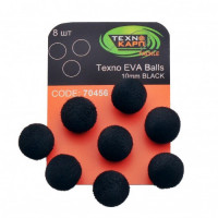 Бойлы Технокарп Texno Eva Balls 8шт. 14mm Чёрный