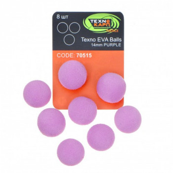 Бойли Технокарп Texno Eva Balls 8шт. 14mm Фіолетовий