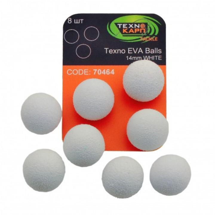 Бойли Технокарп Texno Eva Balls 8шт. 14mm Білий