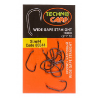 Гачок короповий Технокарп Wide Gape Straight 10шт. №4