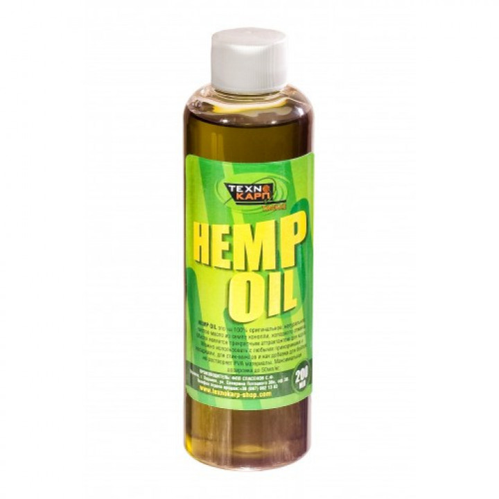 Конопляна олія Технокарп Hemp Oil 0.2L Natural